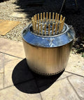 Fire Pit Accessory Conversion Kit To Turn Bonfire Into A Grill For Backyard Grillin Sessions With 28 Kababs Ready To Grill
