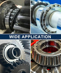 Heavy Duty Tapered Roller Bearing Cone And Cup Set For Heavy Machinery And Automotive Equipment in various installed positions