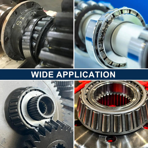 Heavy Duty Tapered Roller Bearing Cone And Cup Set For Heavy Machinery And Automotive Equipment in various installed positions