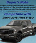 Ford F-150 2004-2018 compatibility note on Spare Tire Tool Kit With Jack Handle And Wheel Lug Wrench Heavy Duty Steel Case