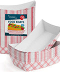 Heavy Duty Red Disposable Food Trays 3lb Capacity Workhorse Bulk Pack 250 Count for concession stands, nachos, popcorn