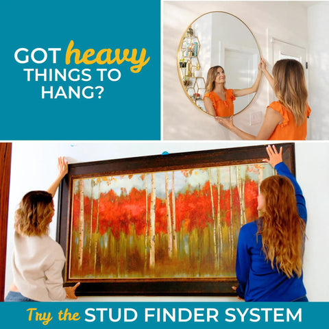 No Sweat MagneticStudFinder ForDrywall PlasterLathWalls ReliableRareEarthPendulumMagnetDetector WithFourMarkingPins ForHittingTheFastenerSpot