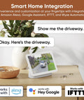 No Sweat Solar Security Camera Captures Crisp 2k Video Completely Wire Free Outdoor Build Battery Powered Mount It Wherever For Bullet Proof Yard Protection All Day Long with smart home integration display.