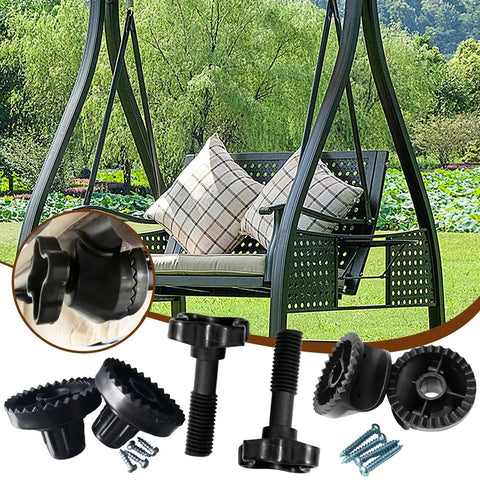 Swing Canopy Frame Kit for Outdoor Porch Swings and Hammocks, Rust Resistant ABS Metal Bracket, 17x10x6cm Replacement Part for Garden Patio Backyard, No Fuss Install and Durable Support