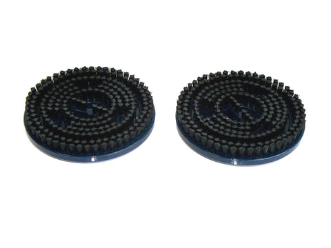 Close-up of durable scrubber brushes for BigGreen Hercules Scrub And Clean Floor Machine For Bare Floors Lightweight Commercial Scrubber.