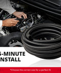 Installation of Kickass 6AN Braided Fuel Line Kit for LS Swap and EFI Conversion with braided 6AN fuel lines visible