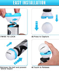 Instructions for using 4-Claw Golf Ball Grabber Retriever 2 Pack Rubber Ball Picker Upper For Hole-End Grips No Bend Needed Quick Pick.