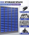 75 Drawer Nut And Bolt Storage Organizer With Anti Drop Design, heavy duty steel cabinet, ABS drawers for small parts