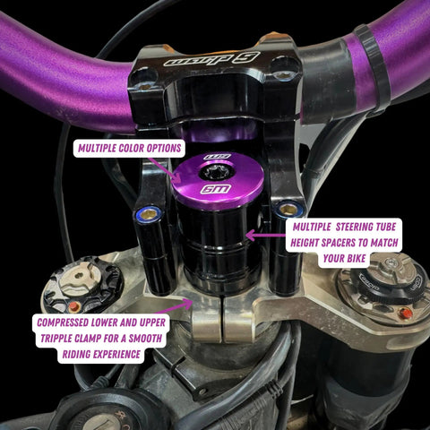 Close-up of Stem Lock For E Motos Bar Mount Kit Fits Talaria Sting Talaria XXX Surron Light Bee E Ride Pro SS 79Bike Falcon M Segway X260