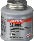 Copper Based Anti Seize Lubricant LB 8008 C5 A For High Temperature Metal Fasteners From Minus 20 To 1800 Degrees Fahrenheit In A 4 Oz Brush Top Can Ready To Use No Mess Quick Apply