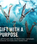 Skeletool 7-In-1 Go-To Lightweight Minimalist Multi-Tool For Everyday Carry Home Garden And Outdoors Stainless Steel Construction