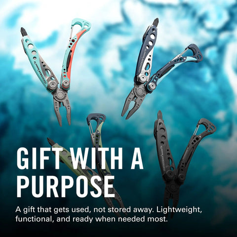 Skeletool 7-In-1 Go-To Lightweight Minimalist Multi-Tool For Everyday Carry Home Garden And Outdoors Stainless Steel Construction