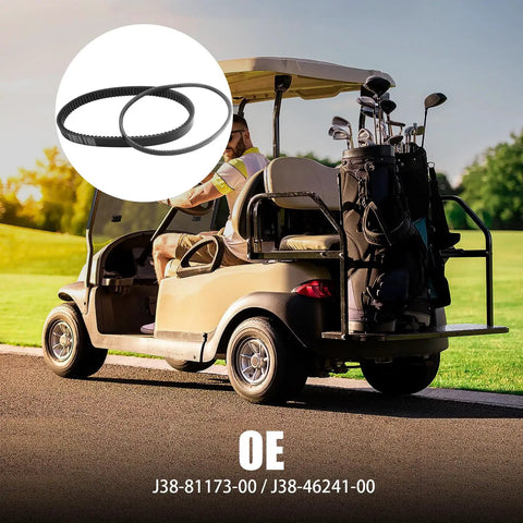Drive Belt And Starter Belts Kit For Yamaha Golf Carts G2 G5 G8 G9 G11 G14 G16 G19 G20 G21 G22 G29 4 Cycle Gas Models
