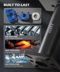 All In One Rear Axle Bearing Puller And Installer Kit With ABS Tone Ring Driver for Toyota showing components and materials