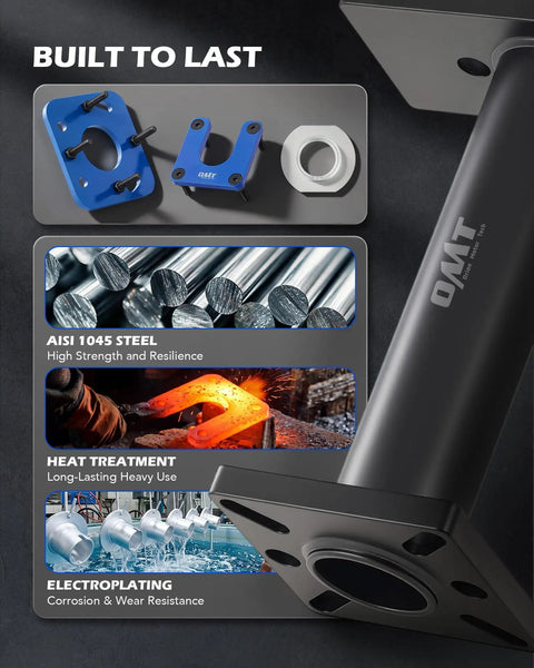 All In One Rear Axle Bearing Puller And Installer Kit With ABS Tone Ring Driver for Toyota showing components and materials