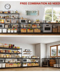 Beefy 5 Tier Wire Shelving Unit With Wheels Heavy Duty 48W X 24D X 72H Adjustable Garage Pantry Kitchen Storage, Metal Shelving System, 3200 Lbs Static Load, 640 Lbs Per Shelf in pantry and garage setups