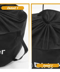 RV Hose And Water Tube Storage Bag Big Capacity Organizer With Sturdy Zipper And Handle, Oxford Cloth detail view