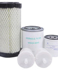 Kubota All-In-One 5-Piece Filter Kit For BX Series ZD GR Tractors Including Engine Oil Filter HH150-32430 Air Filter K1211-82320