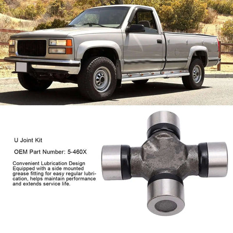 Heavy Duty U Joint Kit Forged Steel 5-460X For Drive Shaft 1310 And 1350 Series With Grease Fitting Quick Swap Fit And Rock Solid Build Life, truck repair