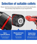 Selection of collets for Self Tightening Keyless Drill Chuck 1/2 Inch 20UNF Quick Change For Milwaukee M18 Drills and Impact Drivers.
