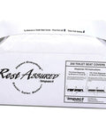 Rest Assured Half Fold Toilet Seat Covers 1000 Count White Disposable Thick Tear Resistant