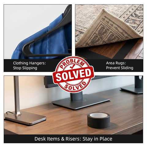 4 Inch Wide Premium Rubber Grip Tape for Controllers, Mice and Gear Non Slip Adhesive Wrap used on clothing hangers, rugs, desks
