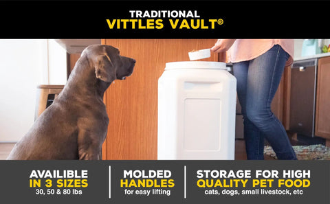 Heavy Duty Airtight Pet Food Storage Container With Bonus Scoop Holds Fifty Pounds Dry Kibble Locks Out Pests Smooth Keeps Every Batch Crispy Fresh Ready To Scoop Any Time Now