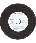 Green Corps Pro Grade Reinforced Weld Grinding Wheel 3 In Diameter, 0.22 In Thick, 3/8 In Arbor, 5 Pack, Resin Bonded