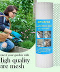 Heavy Duty Pet Barrier Net Fence For Cats Dogs Rabbits And Chickens 15.7 Inch By 16.4 Foot White ABS Plastic Mesh