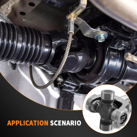 Rock Solid Performance Drive Shaft Center Support Bearing and Heavy Duty U Joint Kit Direct Swap for 2005-2015 Toyota Tacoma 2WD 4WD showing installation scenario.