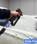 Pressure Washer Swivel Fitting Three Eighth Inch NPT 360 Degree Joint Kink Resistant Reduces Hose Stress For Smooth Water Flow And Easy Maneuvering For Smooth Operation And Long Lasting Durability, 3/8 in NPT, stainless steel
