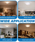 Wide application of lighting solutions including residential, retail, office, and hotel environments.