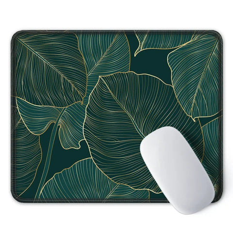 Stitched Edge Mouse Pad With Premium Palm Texture For Smooth Precise Tracking In Gaming Or Office