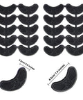 24 Pairs Shoe Heel Taps Replacement Kit With Nails, Includes 3 Sizes Of Heel Plates For Boots And Shoes, Durable Heel Repair Pads