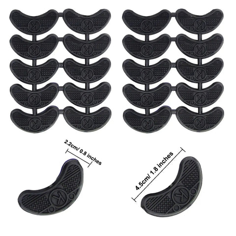 24 Pairs Shoe Heel Taps Replacement Kit With Nails, Includes 3 Sizes Of Heel Plates For Boots And Shoes, Durable Heel Repair Pads