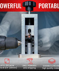 Drill Powered Wire Stripper For Copper Wire Up To Three Quarters Of An Inch jam free performance shown during operation