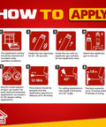 How to apply Mega Size Expanding Foam Insulation Sealant Spray instructions for effective use and application steps.
