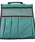 Front view of Foldable Portable Garden Tool Pouch And Kneeling Stool Bag For Outdoor Gardening With Large Capacity Storage