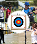 20 Pack Archery Target Paper Faces 23.6 Inch Bow And Arrow Targets with clear scoring for various archery practices