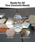 Beefy Clear Concrete And Paver Sealant For Outdoor Areas Heavy Salt And Oil Repellent Formula waterproof surfaces like patios and driveways.
