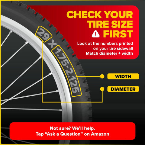 Two 29 Inch Bike Inner Tubes For 29x1.75 To 29x2.125 Tires With Durable Butyl Rubber And Schrader Valve Ready To Roll Replacement Tubes