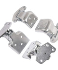 4 Piece Door Hinge Set For Classic 1971-1974 Dodge Charger Coronet Plymouth GTX Road Runner Satellite in silver finish