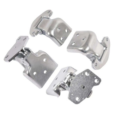 4 Piece Door Hinge Set For Classic 1971-1974 Dodge Charger Coronet Plymouth GTX Road Runner Satellite in silver finish