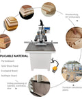 3-In-1 Vertical And Horizontal Drilling Machine For Cabinet Hinges And Connector Holes, Heavy-Duty Dual 1.5KW Motors, with material types