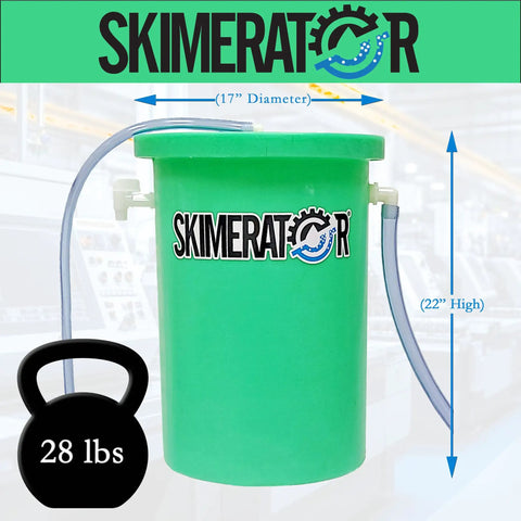 Kick The Sludge Out Of Your Coolant Tanks With This Floor Tough Industrial Oil Skimmer Shallow Draft Pump, 17" Diameter, 22" High.