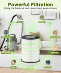2 Pack Replacement Filter For Wet Dry Vacuums 5-20 Gallon And 6-9 Gallon Models Compatible With 17816 9-17816 in living room