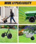 Flat Free Tire And Wheel For 15 Inch Wheelbarrow Replacement Kit used in various outdoor equipment