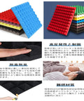 Portable Vocal Booth Box Desktop Soundproof Shield with Acoustic Foam Panel, colorful foam panels for improved sound absorption.