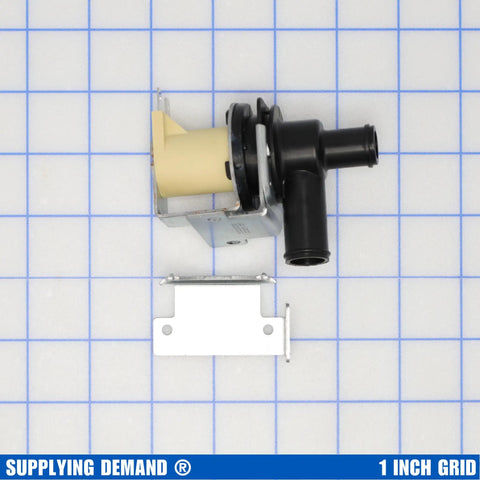 Ice Machine Solenoid Dump Valve Replacement No Fuss For 120V 50 60 Hz Models with fittings and bracket