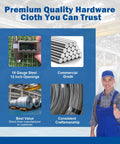 Heavy Duty 19 Gauge Hardware Cloth Half Inch Square Mesh 16 Inch Wide By 50 Feet Long Welded Wire Fence Roll features commercial grade steel.